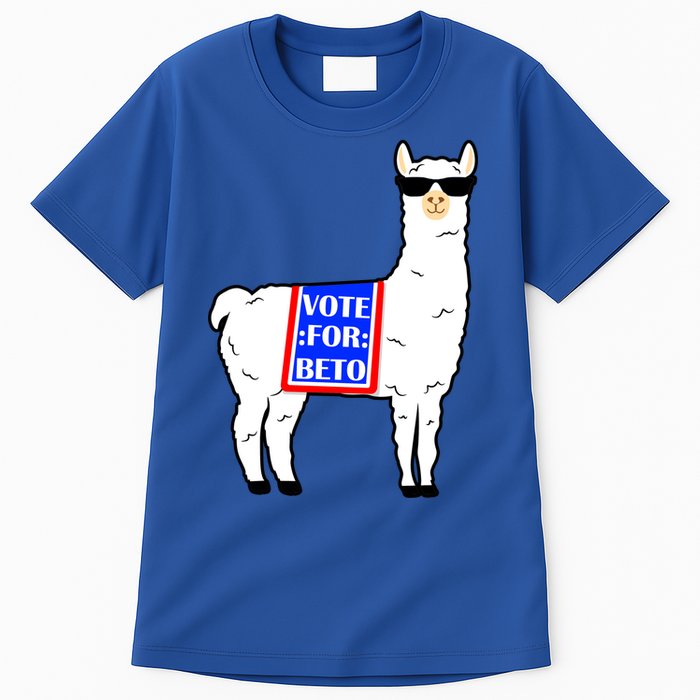 Vote For Beto Llama Tall T-Shirt