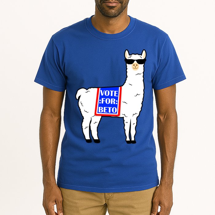 Vote For Beto Llama Tall T-Shirt