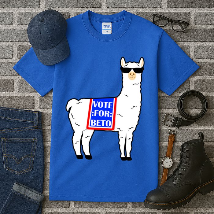 Vote For Beto Llama Tall T-Shirt