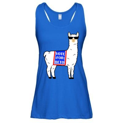 Vote For Beto Llama Ladies Essential Flowy Tank