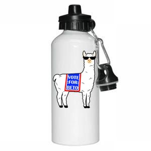 Vote For Beto Llama Aluminum Water Bottle