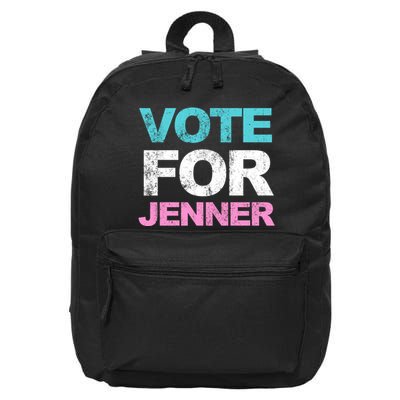 Vote For Jenner California Governor 16 in Basic Backpack