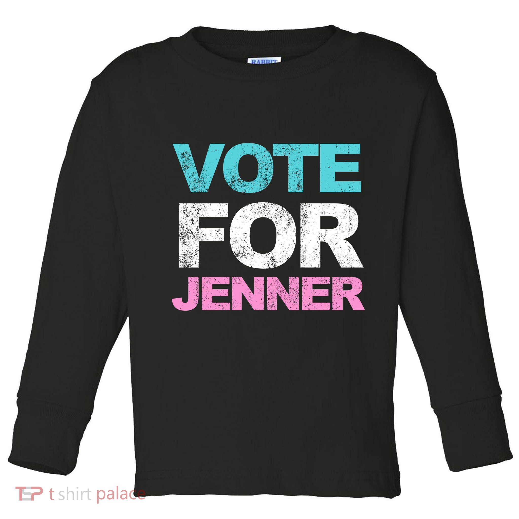 Vote For Jenner California Governor Toddler Long Sleeve Shirt