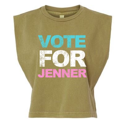 Vote For Jenner California Governor Garment-Dyed Women's Muscle Tee