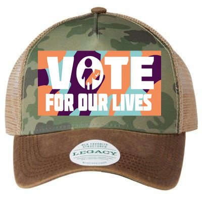 Vote For Our Lives Legacy Tie Dye Trucker Hat