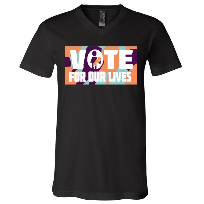 Vote For Our Lives V-Neck T-Shirt