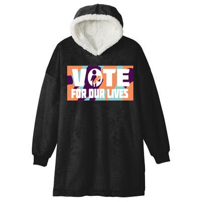 Vote For Our Lives Hooded Wearable Blanket