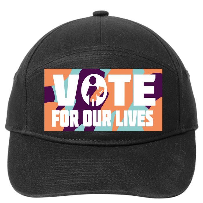 Vote For Our Lives 7-Panel Snapback Hat