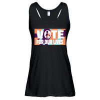 Vote For Our Lives Ladies Essential Flowy Tank