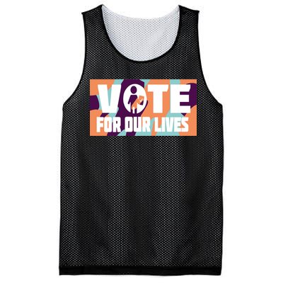 Vote For Our Lives Mesh Reversible Basketball Jersey Tank