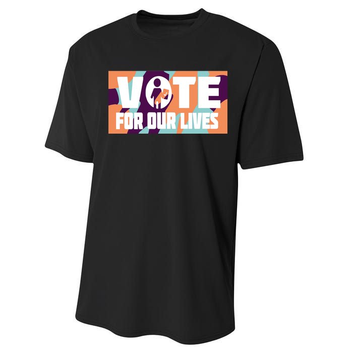 Vote For Our Lives Performance Sprint T-Shirt