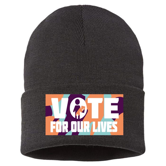 Vote For Our Lives Sustainable Knit Beanie