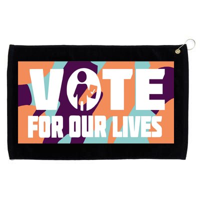 Vote For Our Lives Grommeted Golf Towel