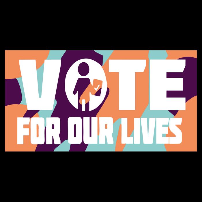 Vote For Our Lives Cropped Pullover Crew