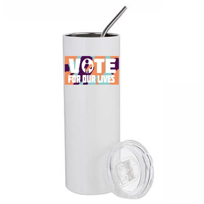 Vote For Our Lives Stainless Steel Tumbler