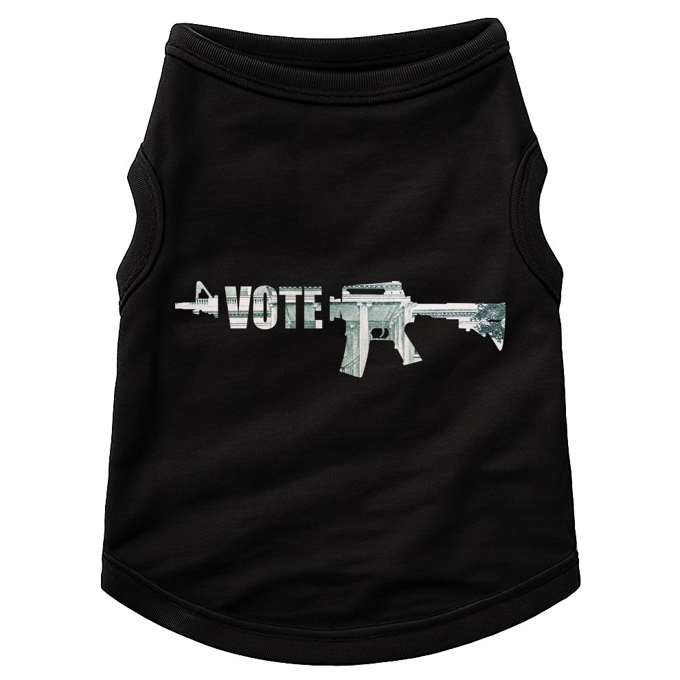 Vote Guns Doggie Tank