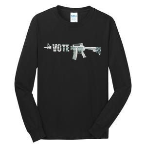 Vote Guns Tall Long Sleeve T-Shirt