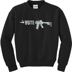 Vote Guns Kids Sweatshirt