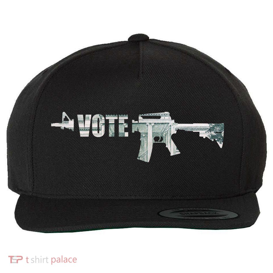 Vote Guns Wool Snapback Cap