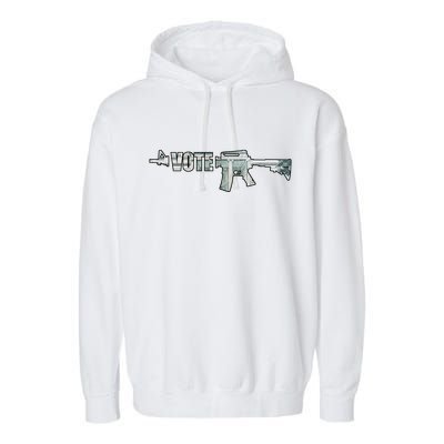 Vote Guns Garment-Dyed Fleece Hoodie