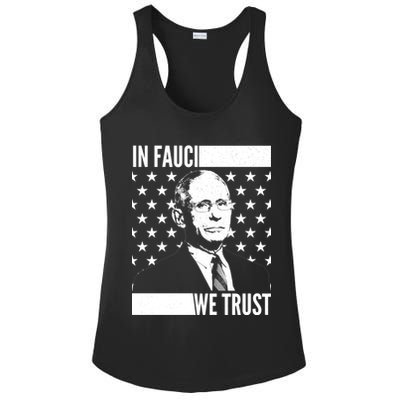 Vote In Fauci We Trust Ladies PosiCharge Competitor Racerback Tank