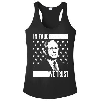 Vote In Fauci We Trust Ladies PosiCharge Competitor Racerback Tank