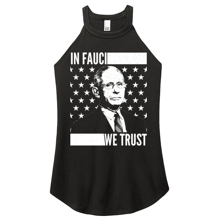 Vote In Fauci We Trust Women's Perfect Tri Rocker Tank