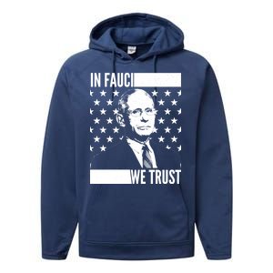 Vote In Fauci We Trust Performance Fleece Hoodie