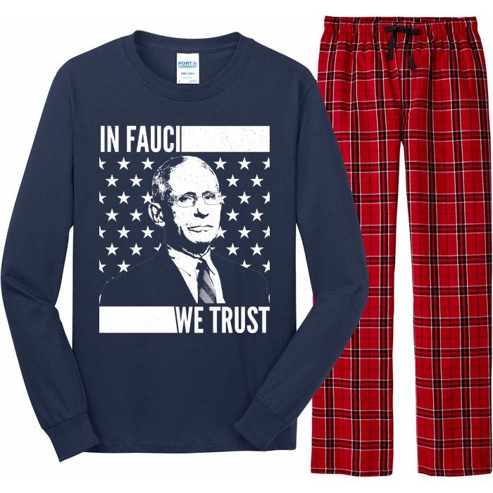 Vote In Fauci We Trust Long Sleeve Pajama Set