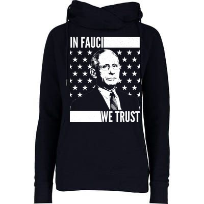 Vote In Fauci We Trust Womens Funnel Neck Pullover Hood