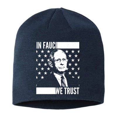 Vote In Fauci We Trust Sustainable Beanie