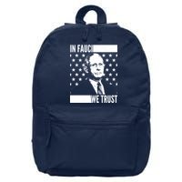 Vote In Fauci We Trust 16 in Basic Backpack