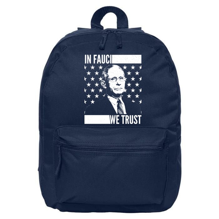 Vote In Fauci We Trust 16 in Basic Backpack