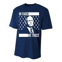 Vote In Fauci We Trust Performance Sprint T-Shirt