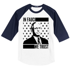 Vote In Fauci We Trust Baseball Sleeve Shirt