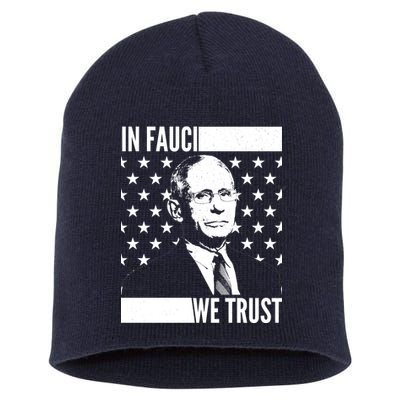 Vote In Fauci We Trust Short Acrylic Beanie