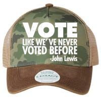 VOTE Like We've Never Voted Before John Lewis Legacy Tie Dye Trucker Hat