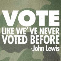VOTE Like We've Never Voted Before John Lewis Legacy Tie Dye Trucker Hat
