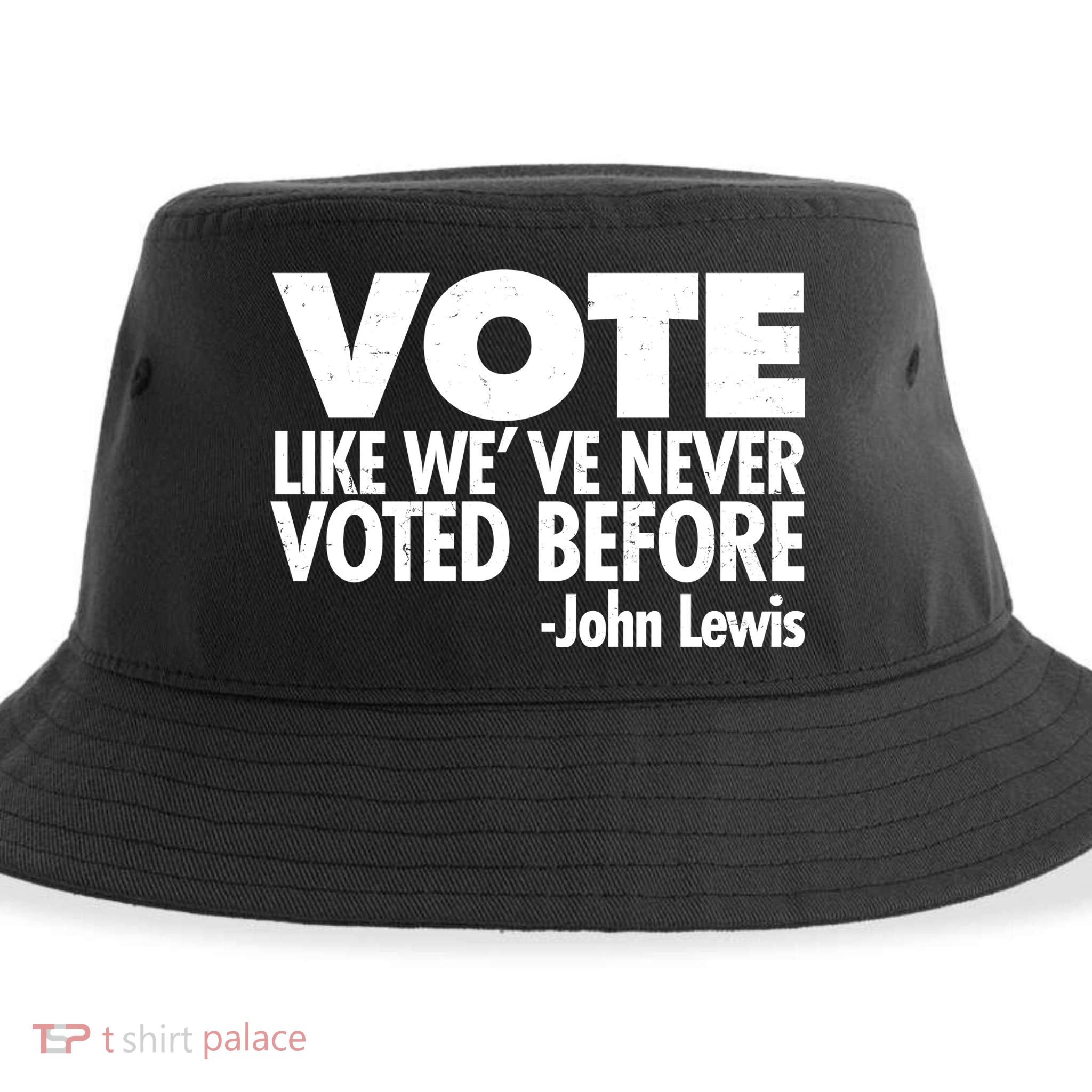 VOTE Like We've Never Voted Before John Lewis Sustainable Bucket Hat