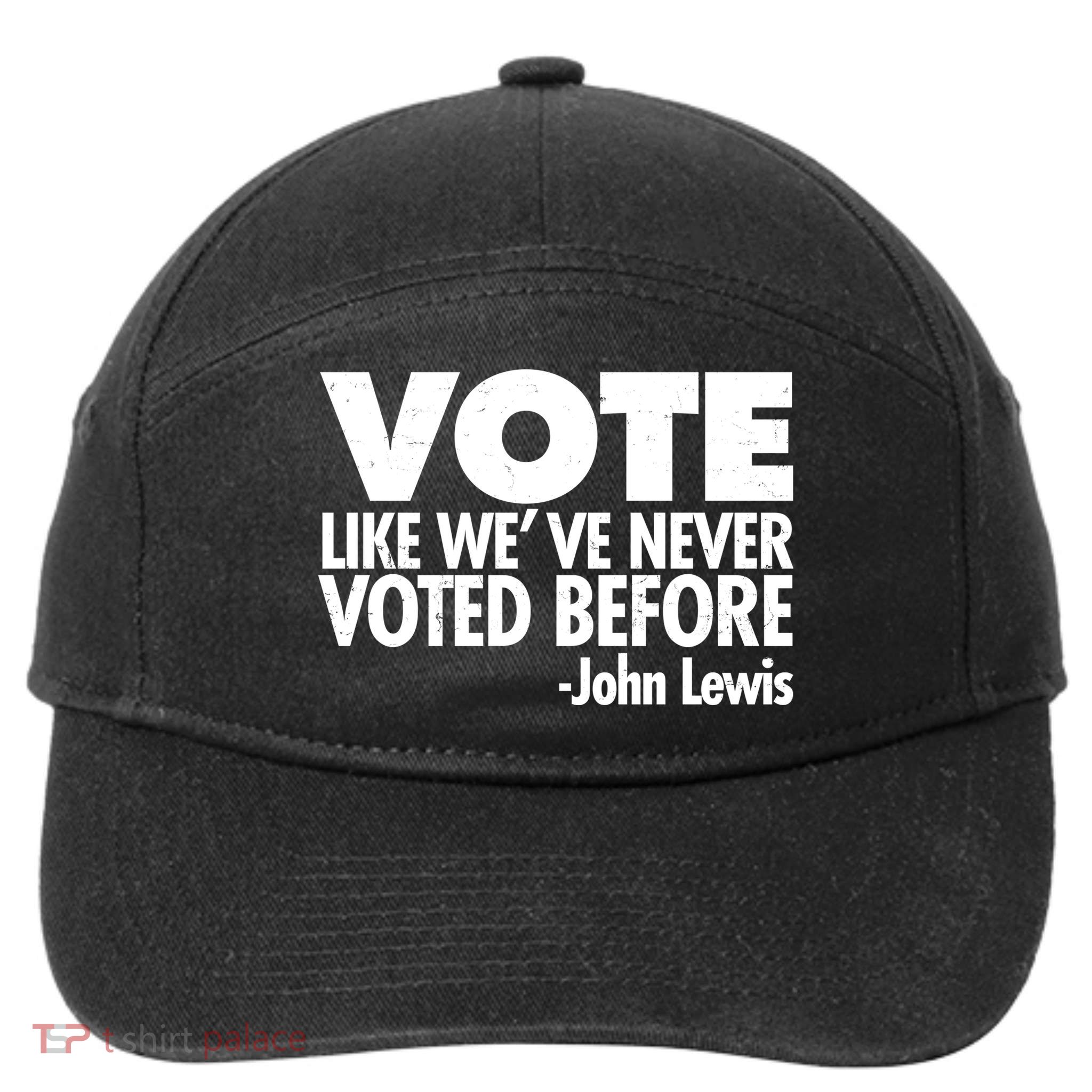 VOTE Like We've Never Voted Before John Lewis 7-Panel Snapback Hat