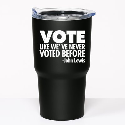 VOTE Like We've Never Voted Before John Lewis Tumbler