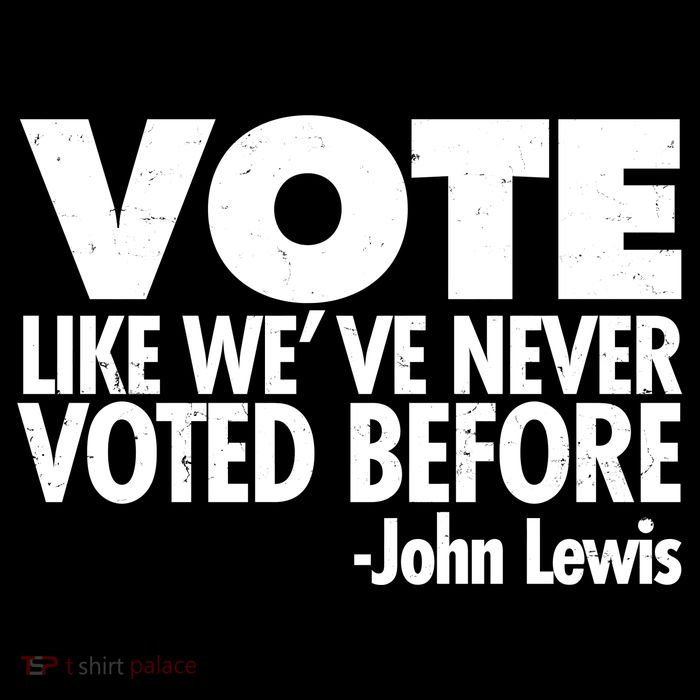 VOTE Like We've Never Voted Before John Lewis Magnet