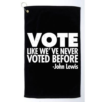 VOTE Like We've Never Voted Before John Lewis Golf Towel