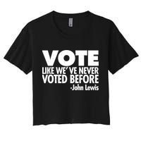 VOTE Like We've Never Voted Before John Lewis Crop Top