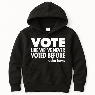 VOTE Like We've Never Voted Before John Lewis Kids Hoodie