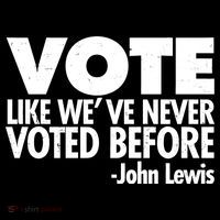 VOTE Like We've Never Voted Before John Lewis Kids T-Shirt