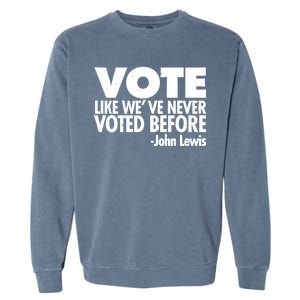 VOTE Like We've Never Voted Before John Lewis Garment-Dyed Sweatshirt