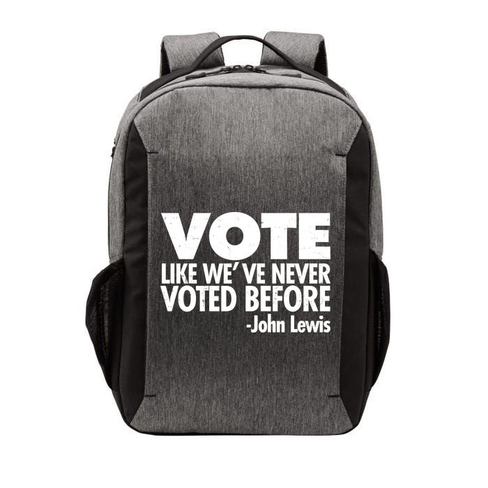 VOTE Like We've Never Voted Before John Lewis Vector Backpack