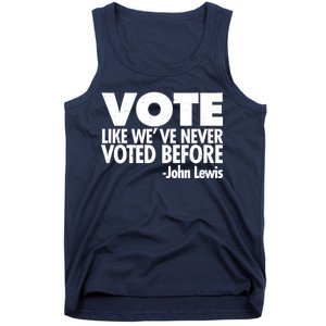 VOTE Like We've Never Voted Before John Lewis Tank Top