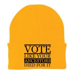 VOTE Like Your Ancestors Died For It Knit Cap Winter Beanie